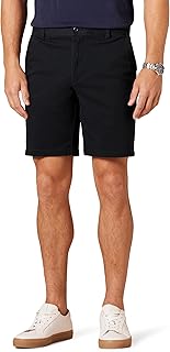 Amazon Essentials Men's Slim-Fit 9" Stretch Chino Shorts, Midweight Cotton Twill