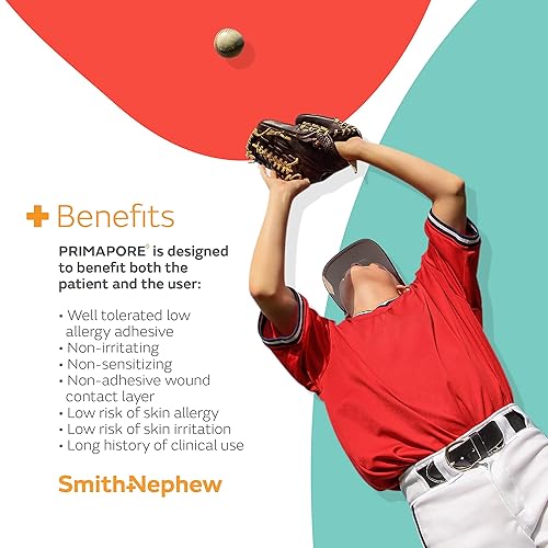 Miniatura 4 de SmithNephew PRIMAPORE - Apósito adhesivo periférico IV apósito adhesivo no tejido almohadillas absorbentes para heridas productos estériles para el