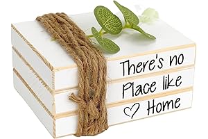 Dainty White Books for Kitchen Shelf Decor Accents