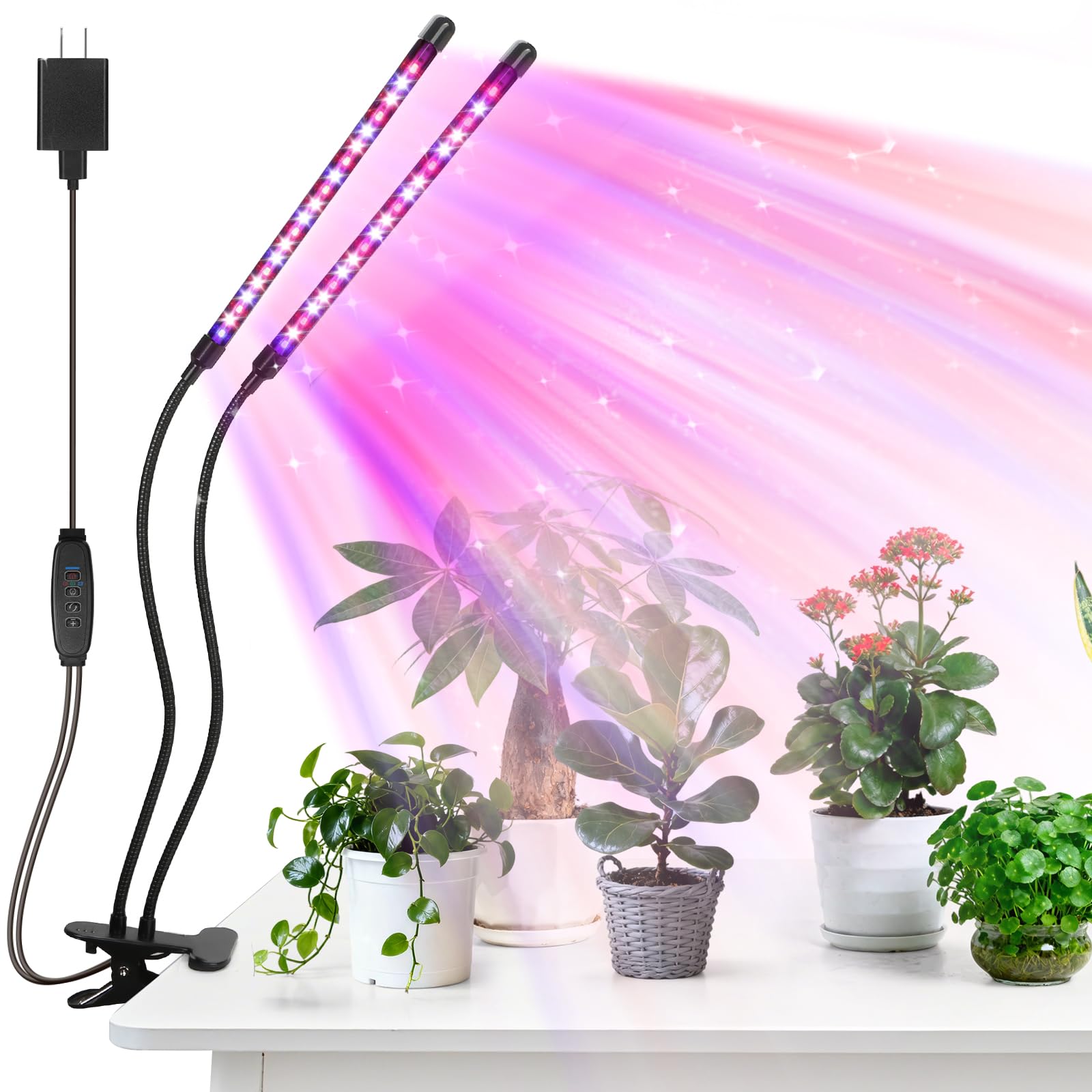 Amazon.co.jp : LEDグローライト(2ヘッド-レッドブルー) : ホーム