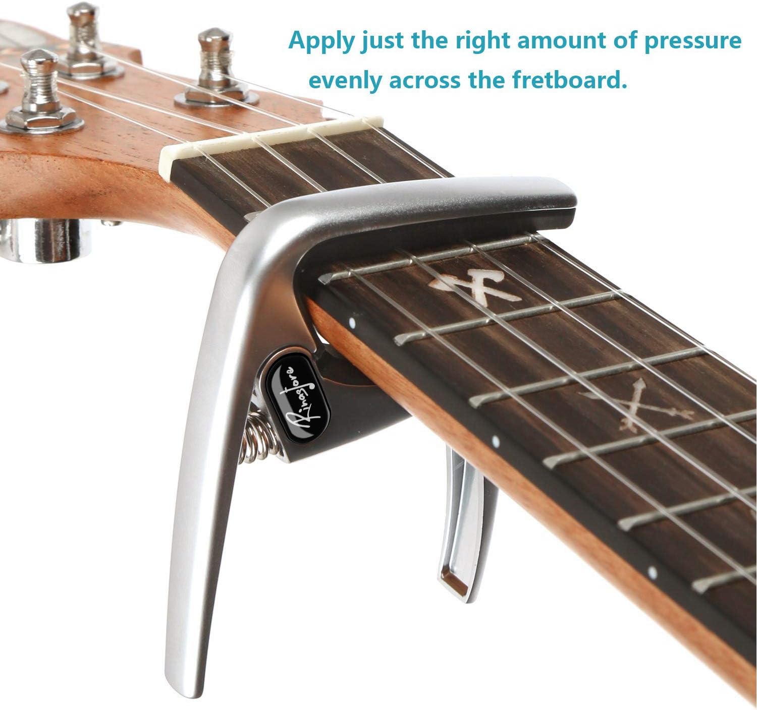 Ukulele Capo - Uke Capo Lightweight Single-handed Use Trigger Capo for Soprano, Concert, Tenor, Baritone Ukulele