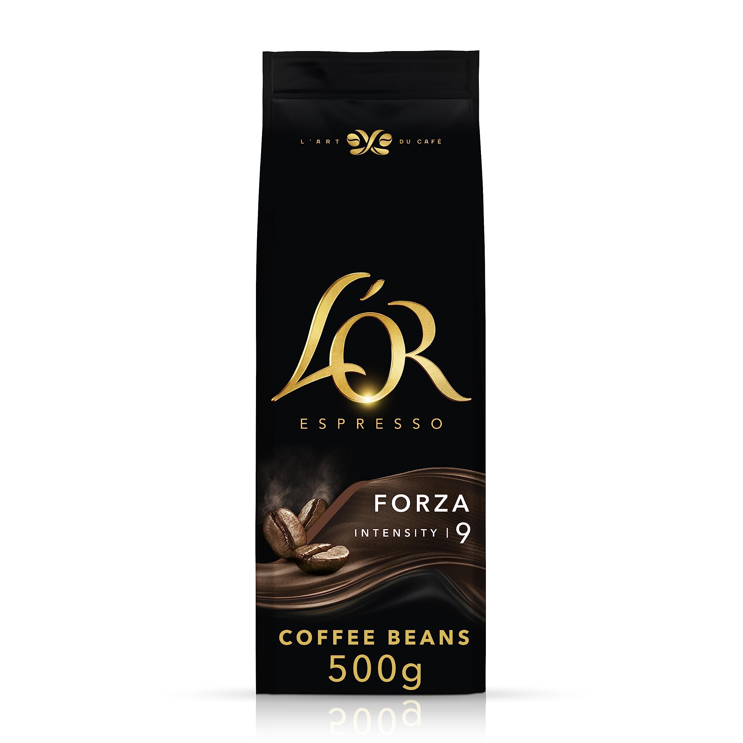 L'OR Espresso Forza Coffee Beans 500g Intensity 9