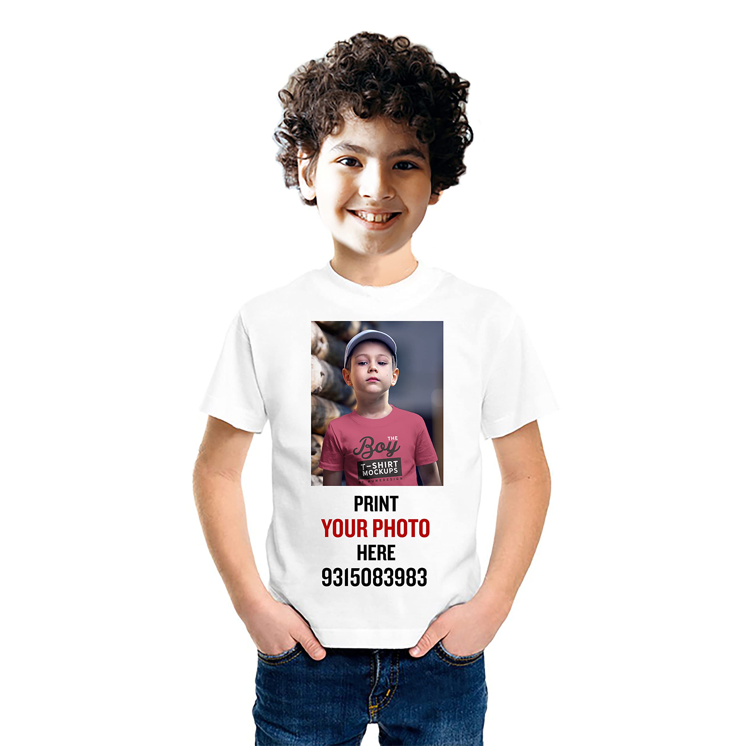 Personalized Custom Print Round Neck Dry Fit Printed Premium PolySilk Unisex T-Shirt