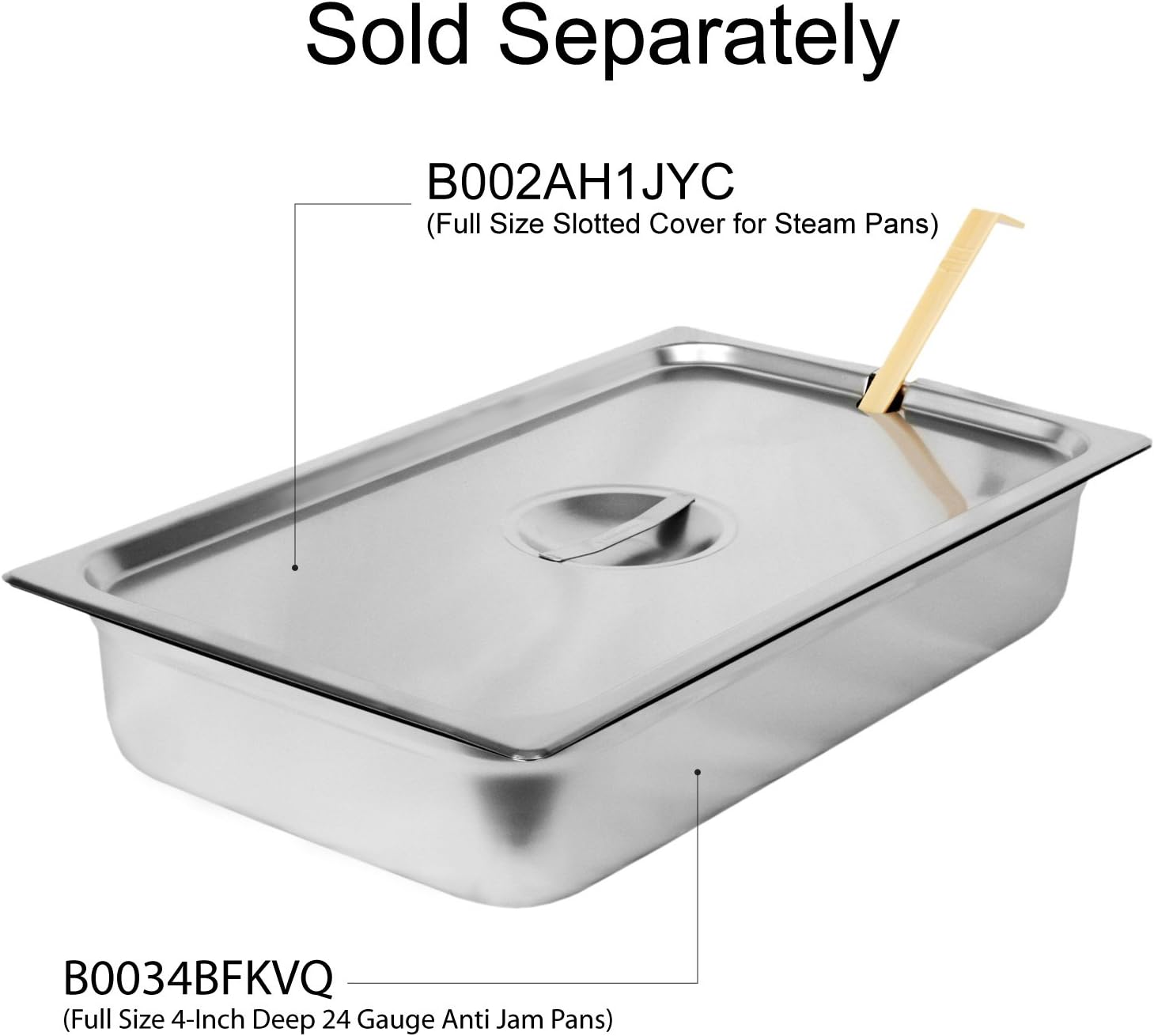Excellant Steamtable Pan Full 4" Stainless Steel (STPA8004) Category: Buffet Food Pans
