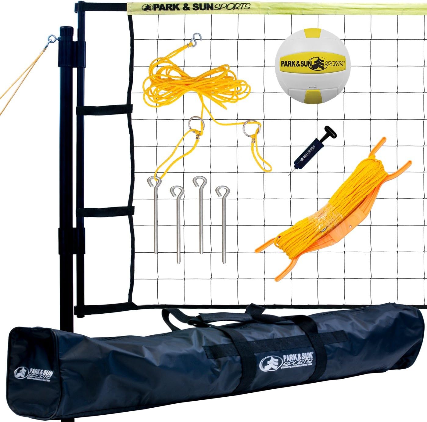 Park & Sun Sports Tournament Flex: Portable Outdoor Volleyball Net System