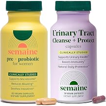 Semaine Urinary Tract & Gut Bundle for Women, Bladder Comfort + Gut Health Support, Clinically-Studied Ingredients 90 ct