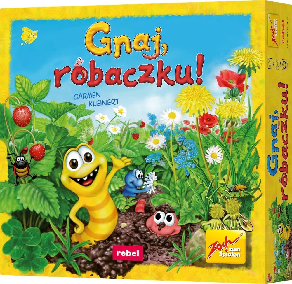 Rebel Gnaj Robaczku Gra planszowa dla dzieci Wiek 4+ 2-4 graczy 15 min
