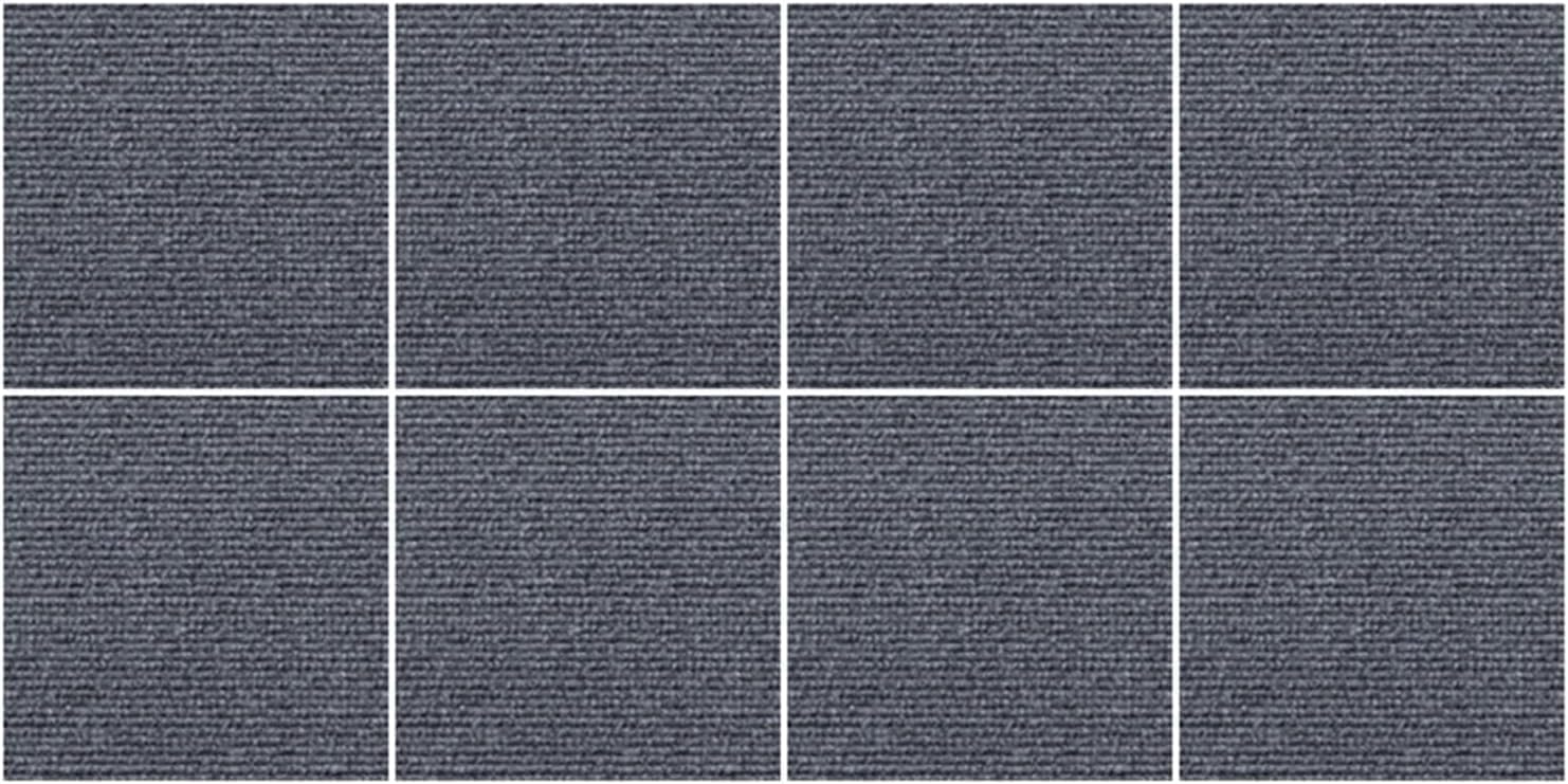 Home Carpet Tiles 30 Pcs Multifunctional Carpet Squares,12X12 Inch Self Adhesive Carpet Tiles,Peel and Stick(Dark Gray)