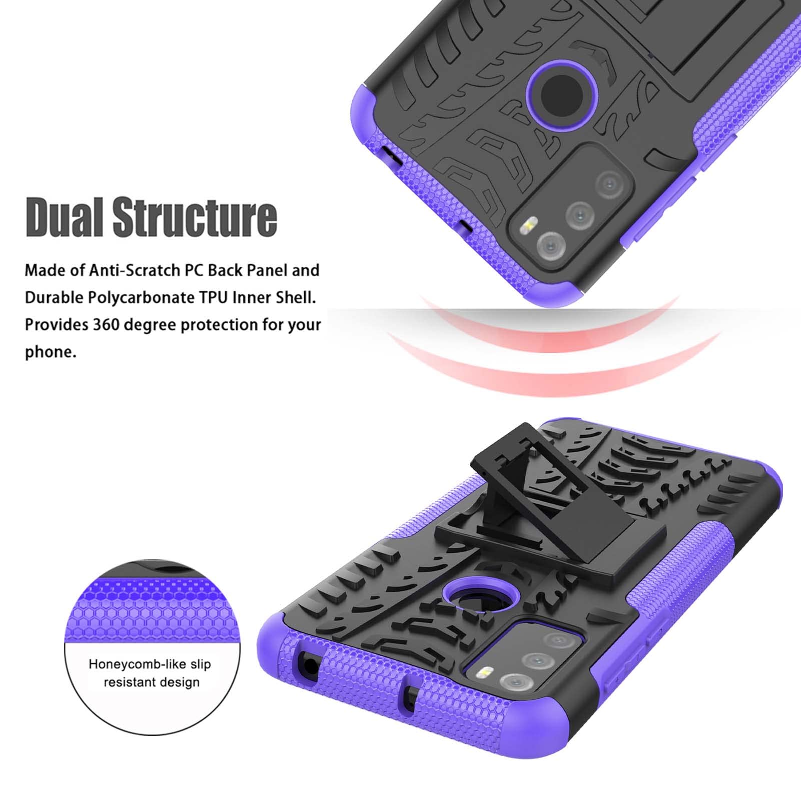 Per Alcatel 1S 2021 custodia Alcatel 3L 2021 Cover morbida
