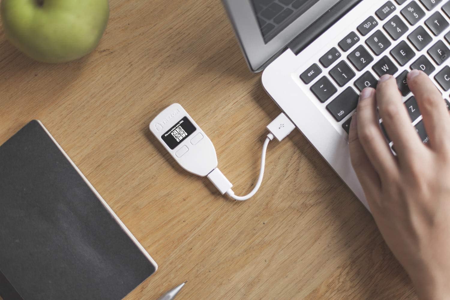 Trezor One - Digital Bitcoin Hardware Wallet and Password Manager - Cold Storage for Cryptocurrency - Ultimate Security and Protection - Supports Multiple Coins including Ethereum and ERC-20 - Grey