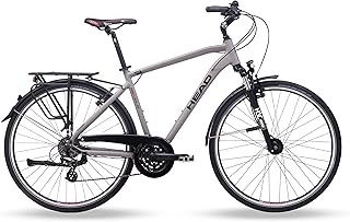 HEAD Unisex - Adulti Revelo 1.0 Trekking Bike Matt Grigio/Rosso 50