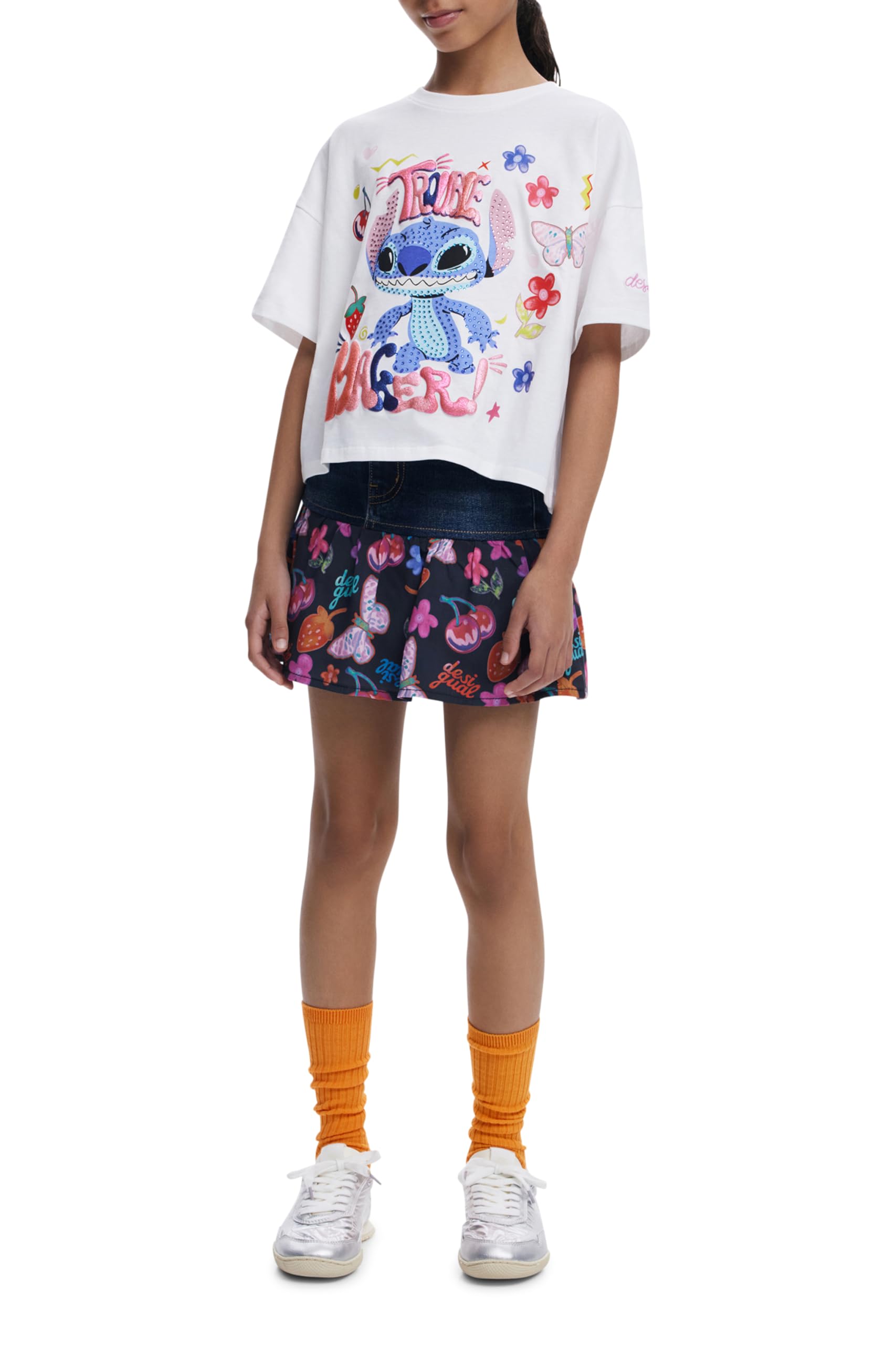 Desigual TS_Trouble Maker_STI, 1000 Blanco, 13/14