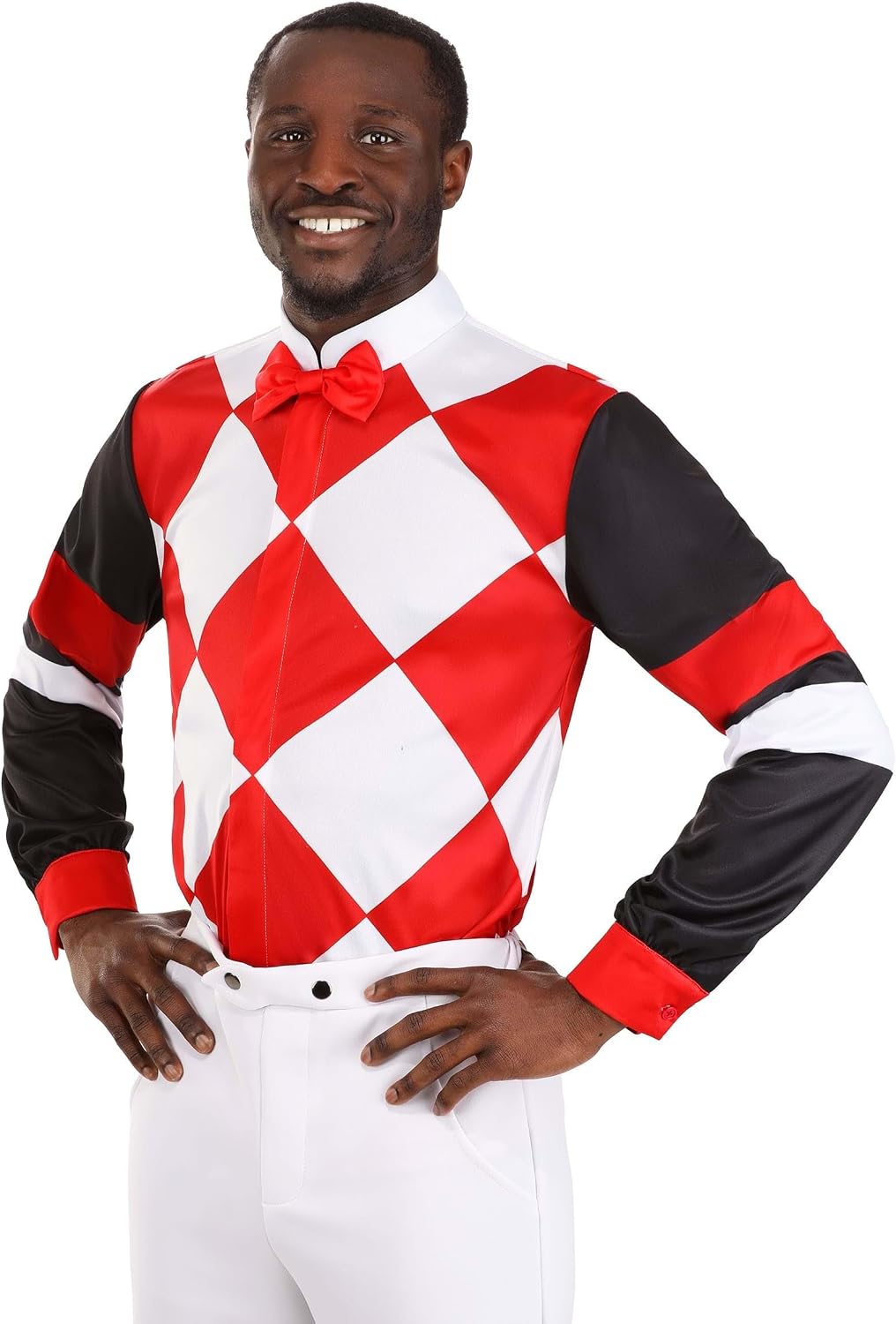 Adult Horse Jockey Shirt | Horse Rider Derby Uniform for Men & Women | Horse Racer Jockey Long Sleeved Costume Shirt