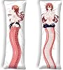 Monster Musume No Iru Nichijou Miia Anime Body Pillow Cover Long Decorative Pillow Cover Cushion for Bed Sofa Decor ,Peach Skin 150 x 50cm59in x 19.6in