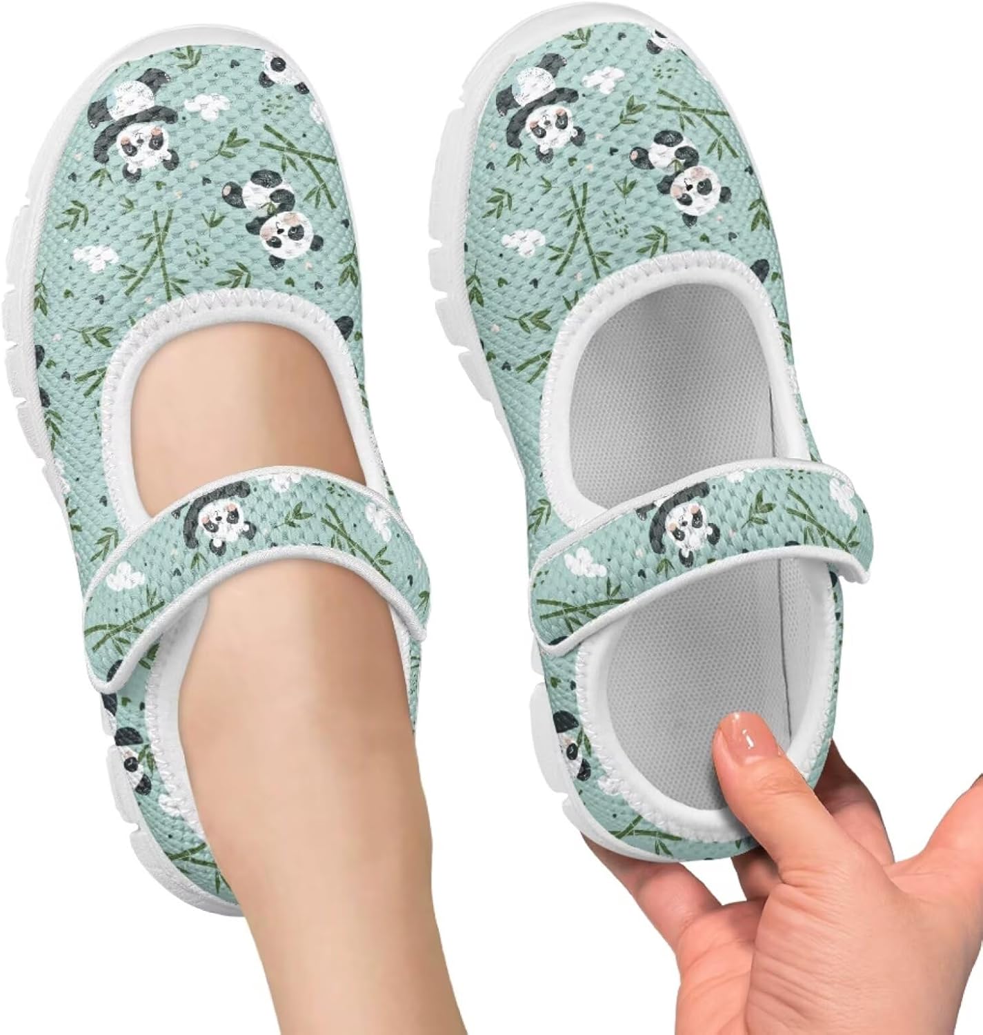 PinUp Angel Mary Jane Shoes Chunky Comfortable Funny Wedding Party Dress Walking Shoes for Girls