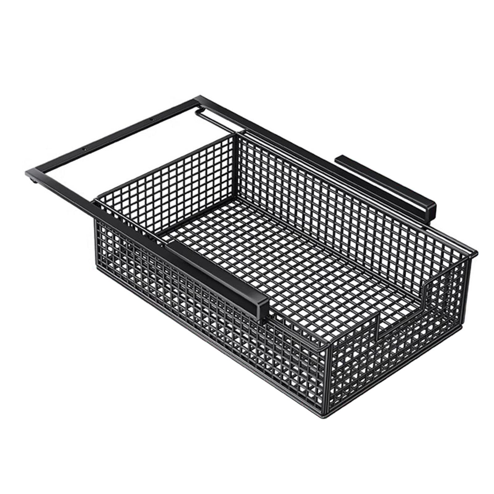 Cesta de cajón extraíble para Colgar, Estante de despensa Deslizante, Organizador portátil Debajo del gabinete para Armario, Dormitorio, Cocina
