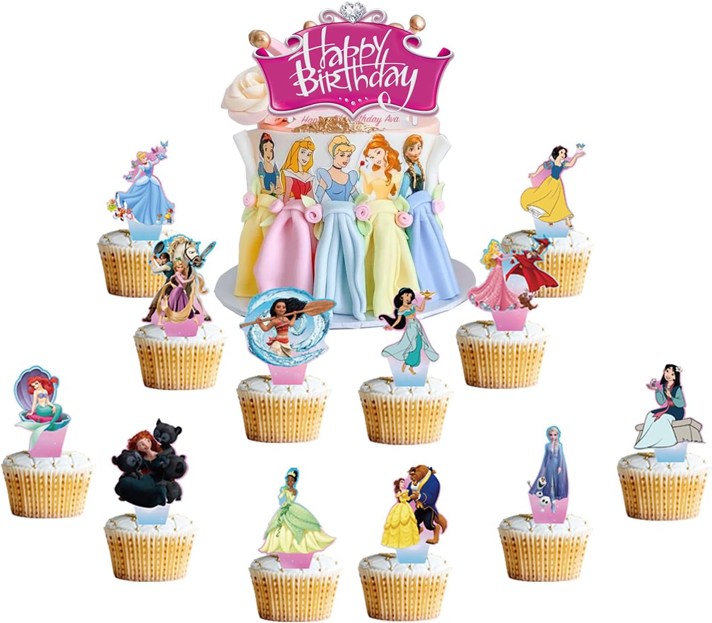 Princess Birthday Party Supplies Princess Birthday Decoration Princess ...