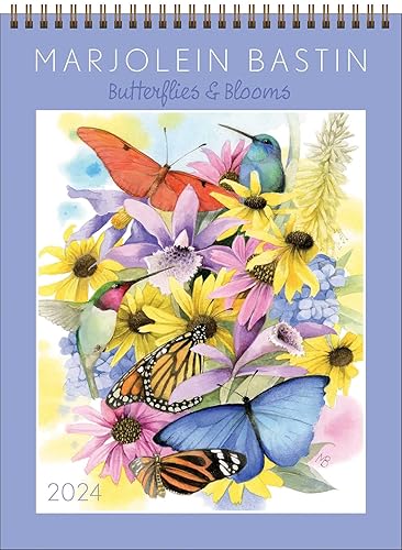 Marjolein Bastin 2024 Calendar: Butterflies &amp; Blooms