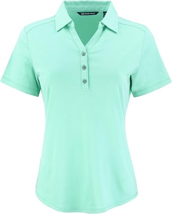 Cutter & Buck Womens Eco Stretch Recycled Short Sleeve Polo