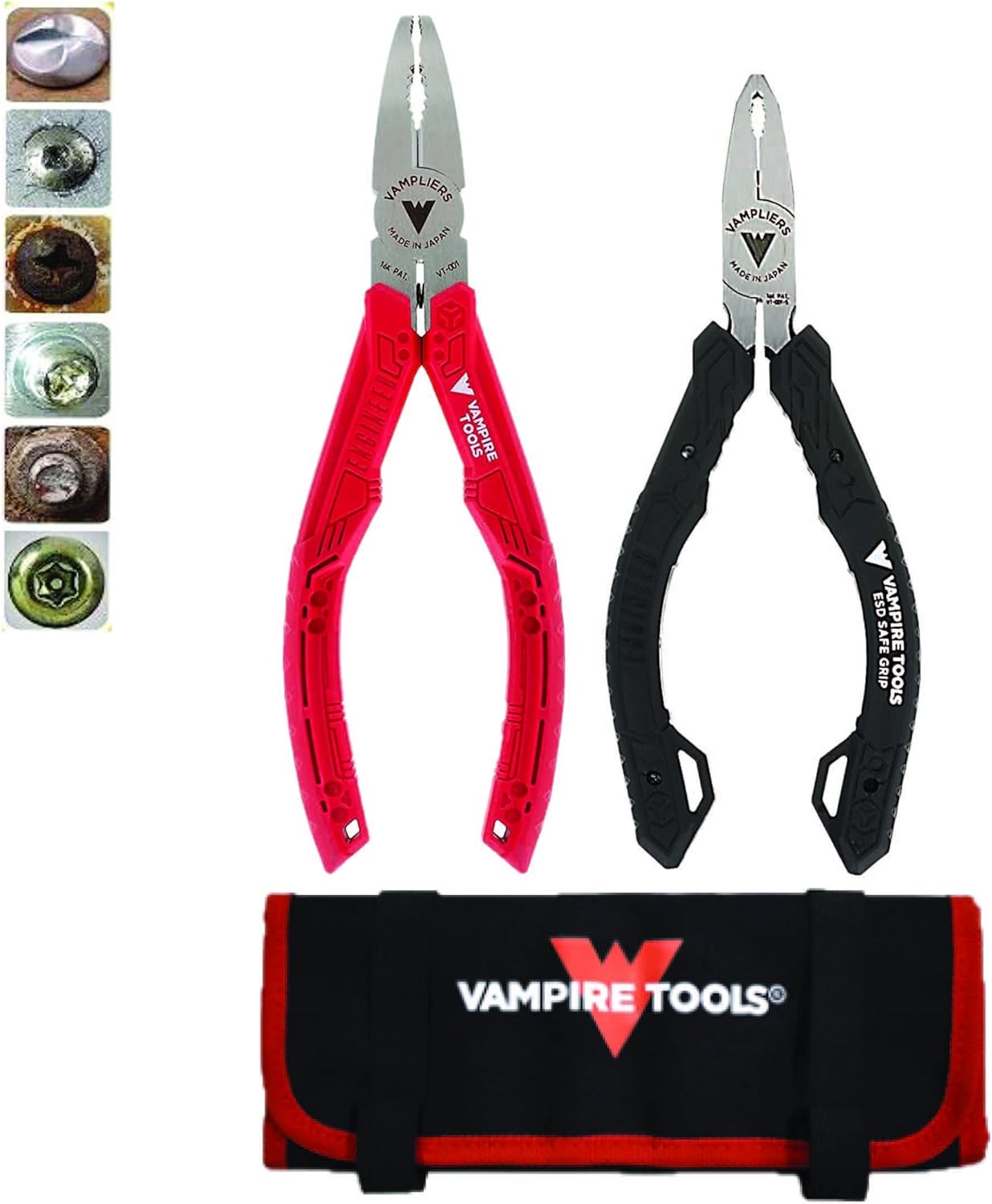 VamPLIERS! World's Best Pliers Set, Screw Extraction Pliers Makes the