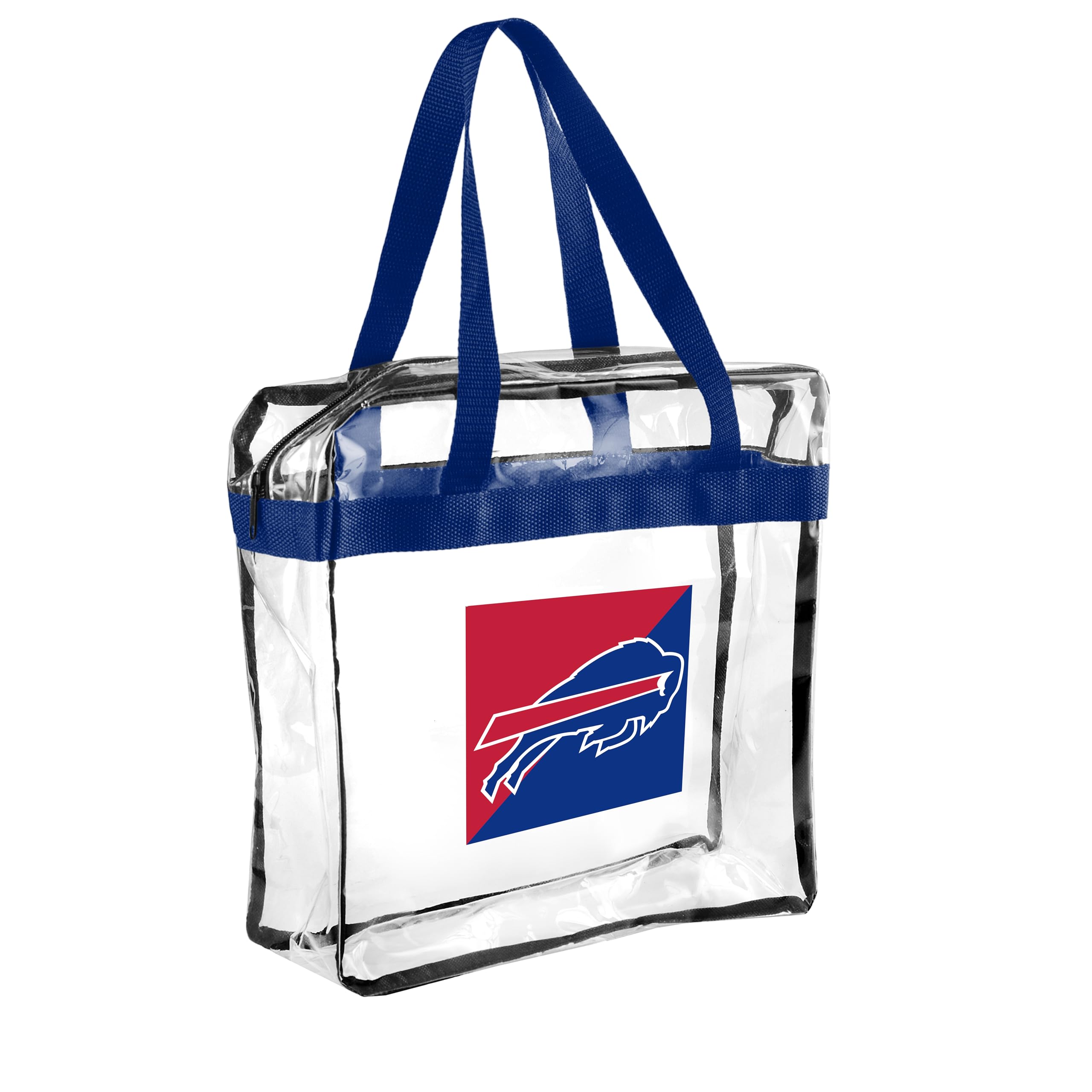 FOCO NFL Clear Stadium Messenger Bag for Football Game - Vinyl, Buffalo Bills