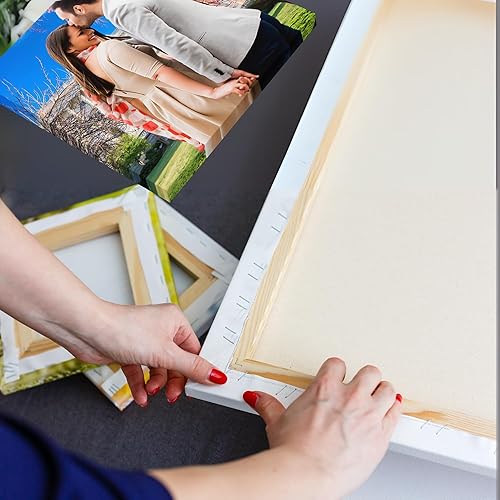 Miniatura 6 de Impresiones en lienzo personalizadas con tus fotos, lienzo enmarcado personalizable, imagen personalizada para dormitorio, sala de estar, oficina y