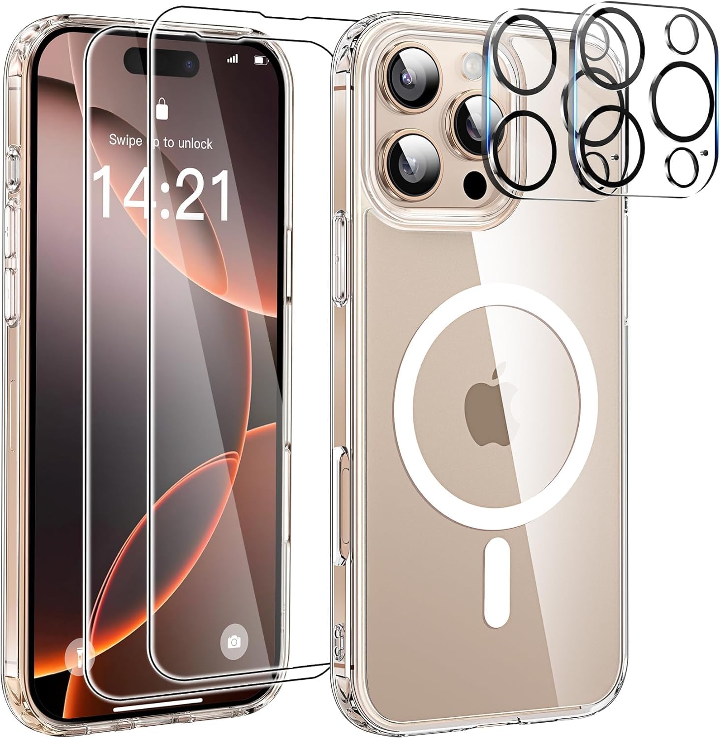 Coque iPhone 16 Pro antichoc bumper transparente MagSafe anti-rayures - 2