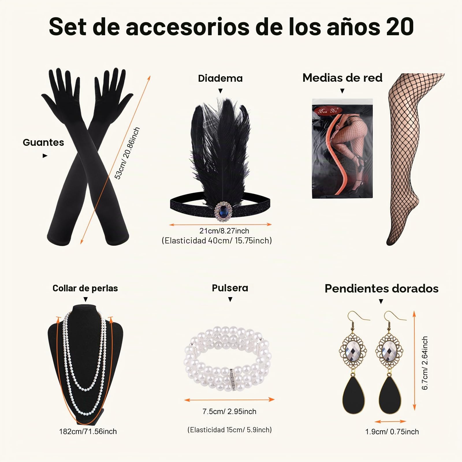 FEPITO Vestidos estilo flapper de los años 20 para mujer, vestido estilo Gran Gatsby con lentejuelas y flecos para mujer con accesorios de los años 20（Negro y dorado (estilo 2)，Small）