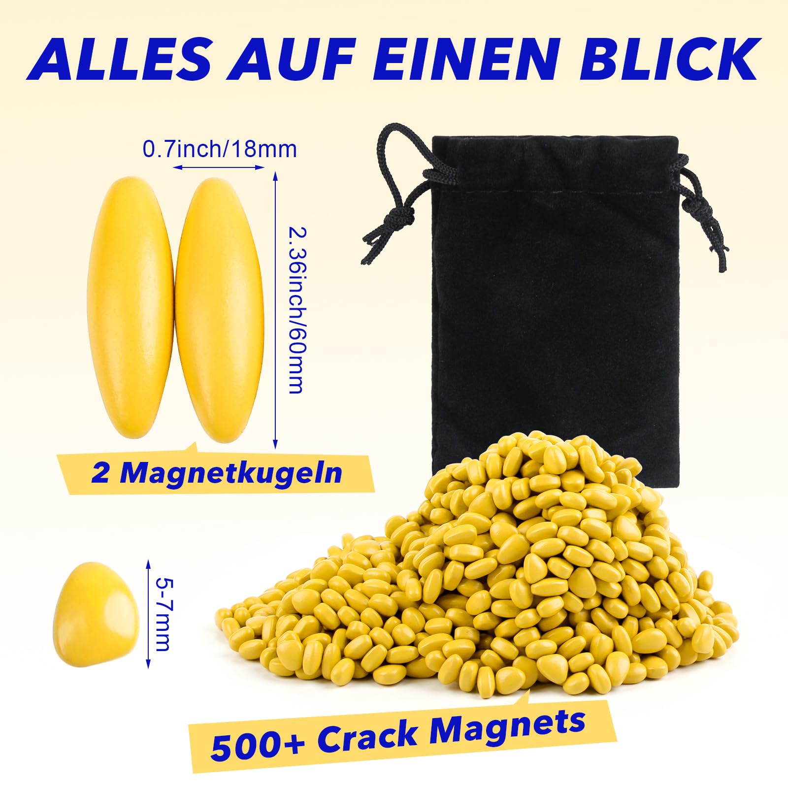 Wukong Magnetic Stones Honey Yellow - Image 2