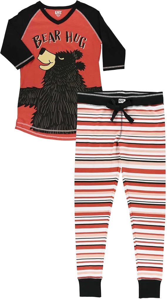 Lazy One Women's Soft Casual Pajama Leggings Sets, Pajamas for Women Set