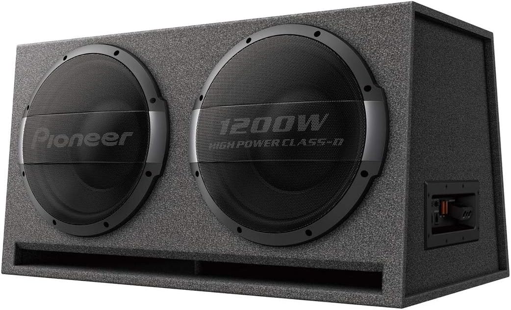 Pioneer TS-WX1220AH Dual 12'' Bass Reflex Box Type Active Subwoofer with Built-in Amplifier