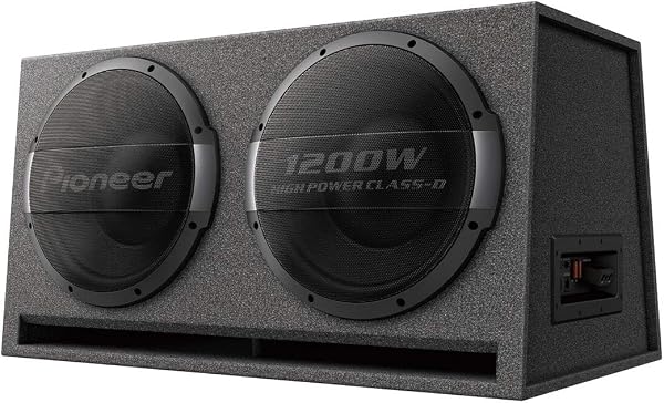 Pioneer TS-WX1220AH 30 cm x 2 subwoofer basowy z wbudowanym wzmacniaczem (3000 W).
