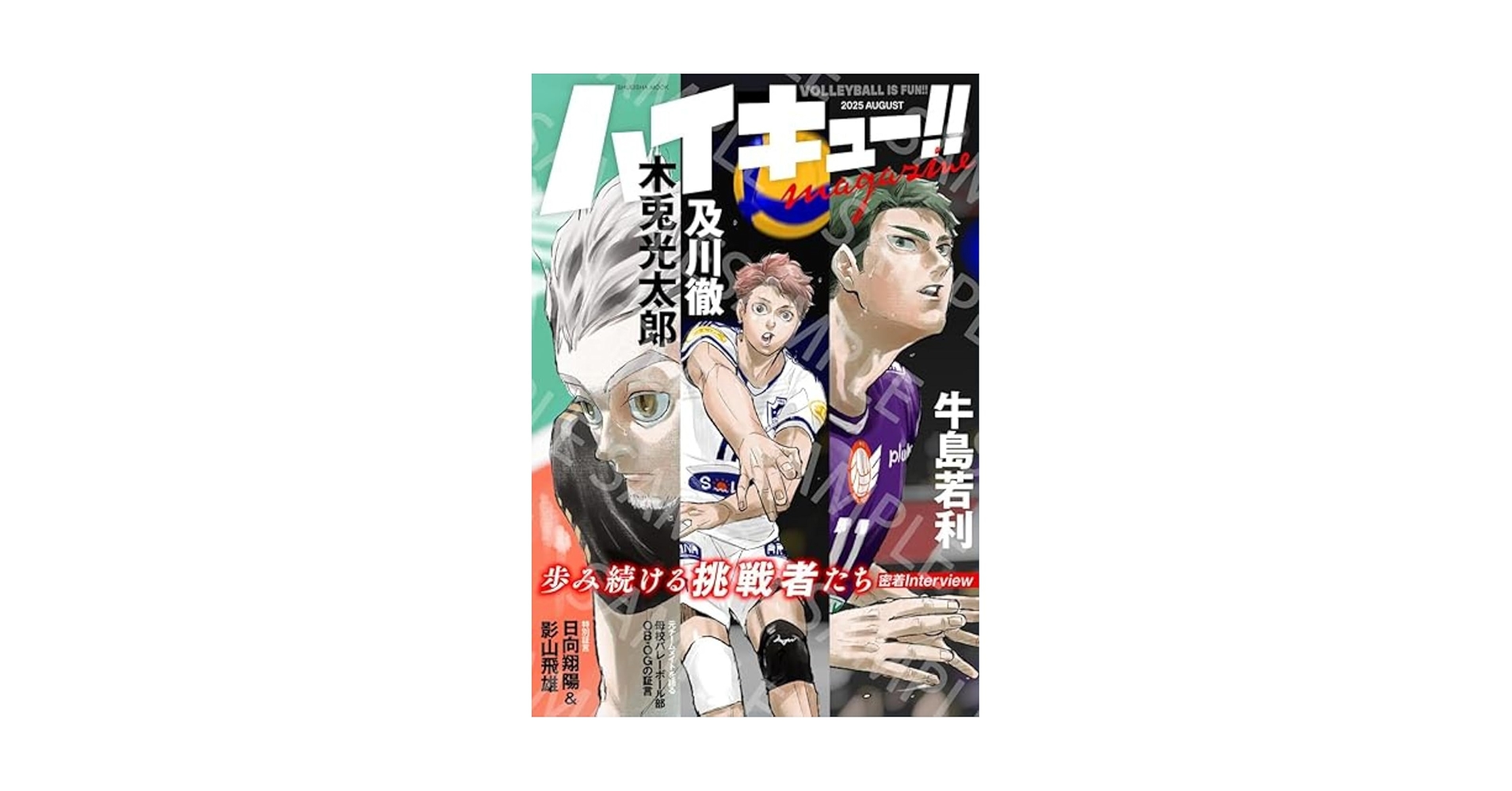 Amazon.co.jp: ハイキュー magazine 2025 AUGUST 付録付き : ホビー