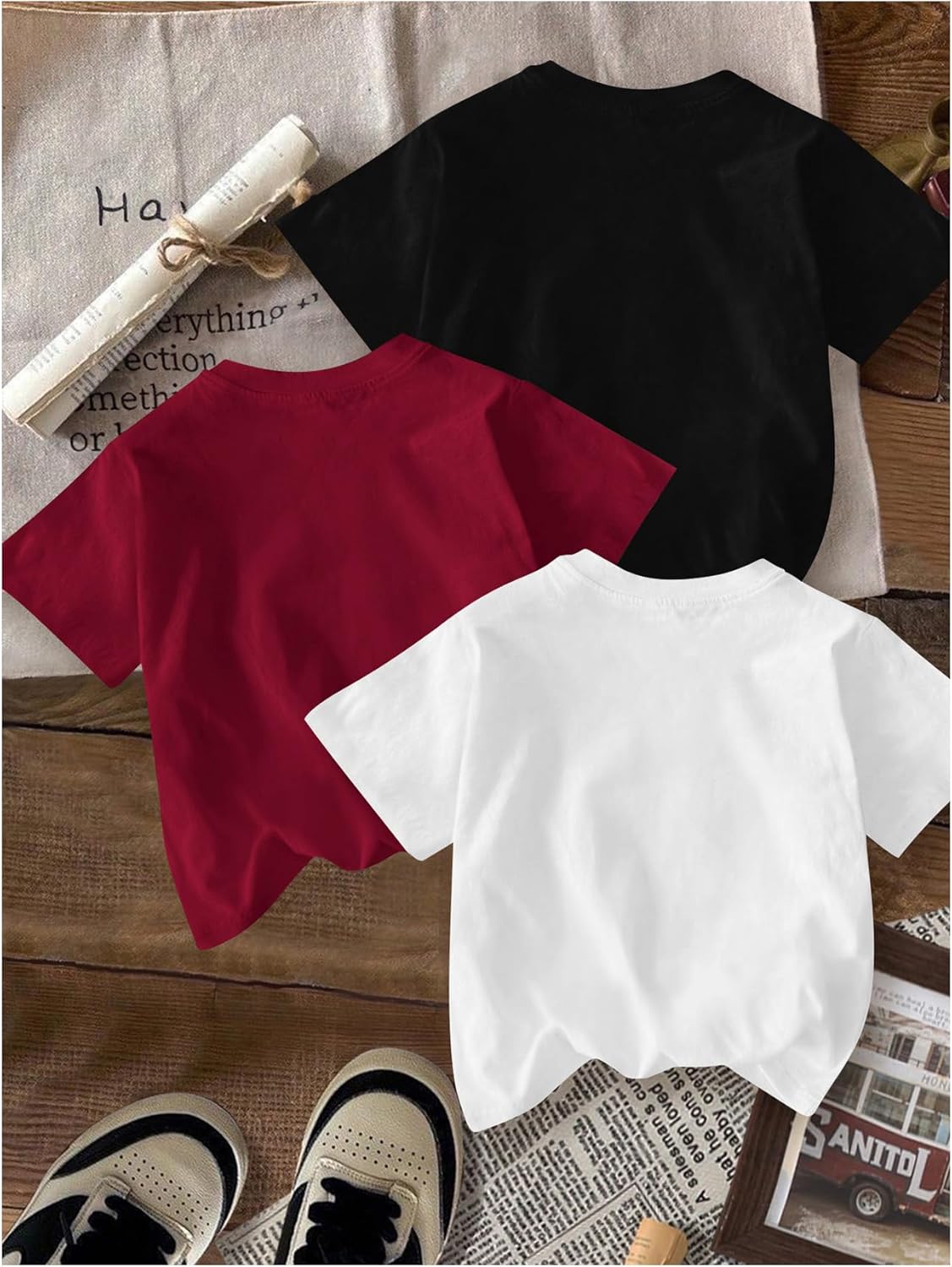 Girl's Bow Cherry Graphic Tees Short Sleeve Crewneck Cute T Shirts Tops for Teens Summer Tops - Image 2