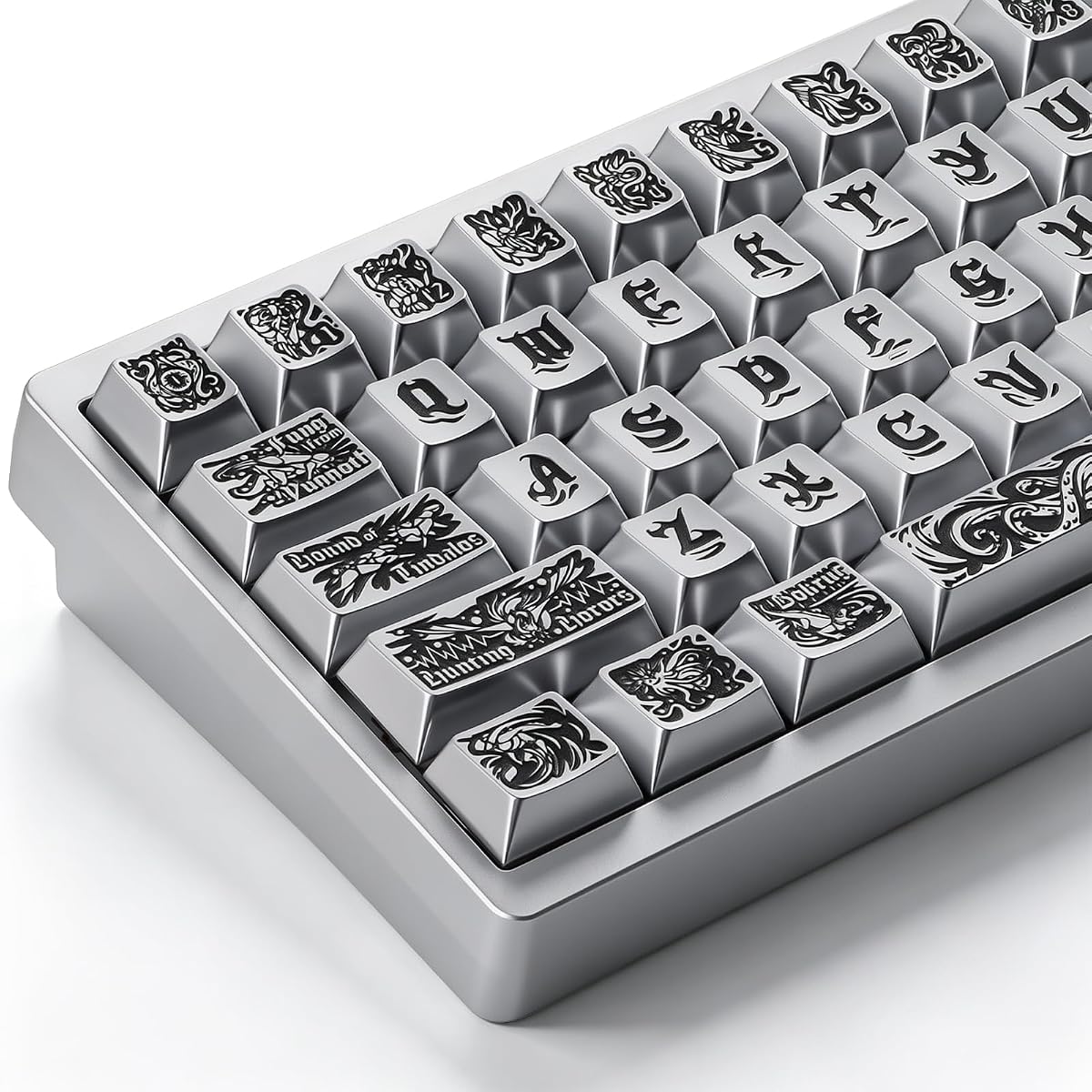 Hyekit Ancient Gods Metal Texture PBT Keycaps