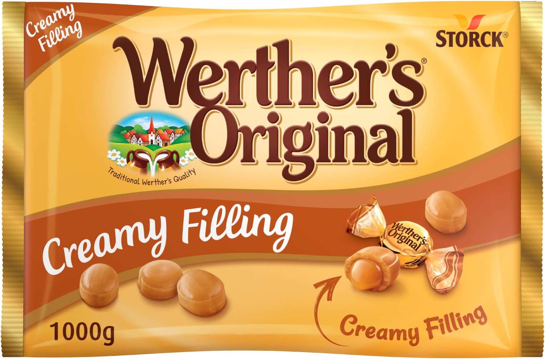 Creamy Caramel Filled Candies 1 Kg