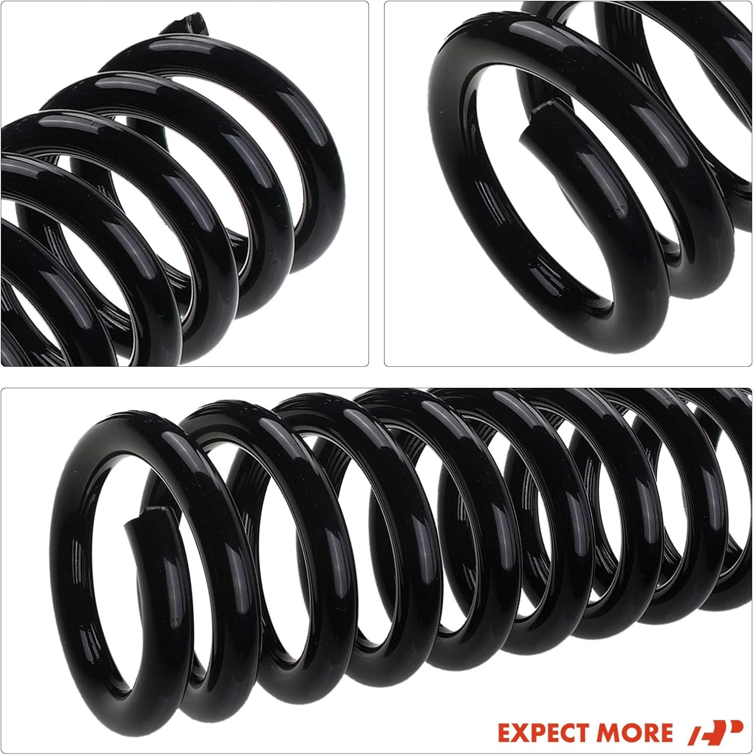 A-Premium 2Pcs Rear Suspension Coil Springs Set Compatible with Chrysler Pacifica 2004 2005 2006 2007 2008 3.5L 4.0L, AWD, Driver and Passenger Side, Replace# 46766885AB, 4743466AB