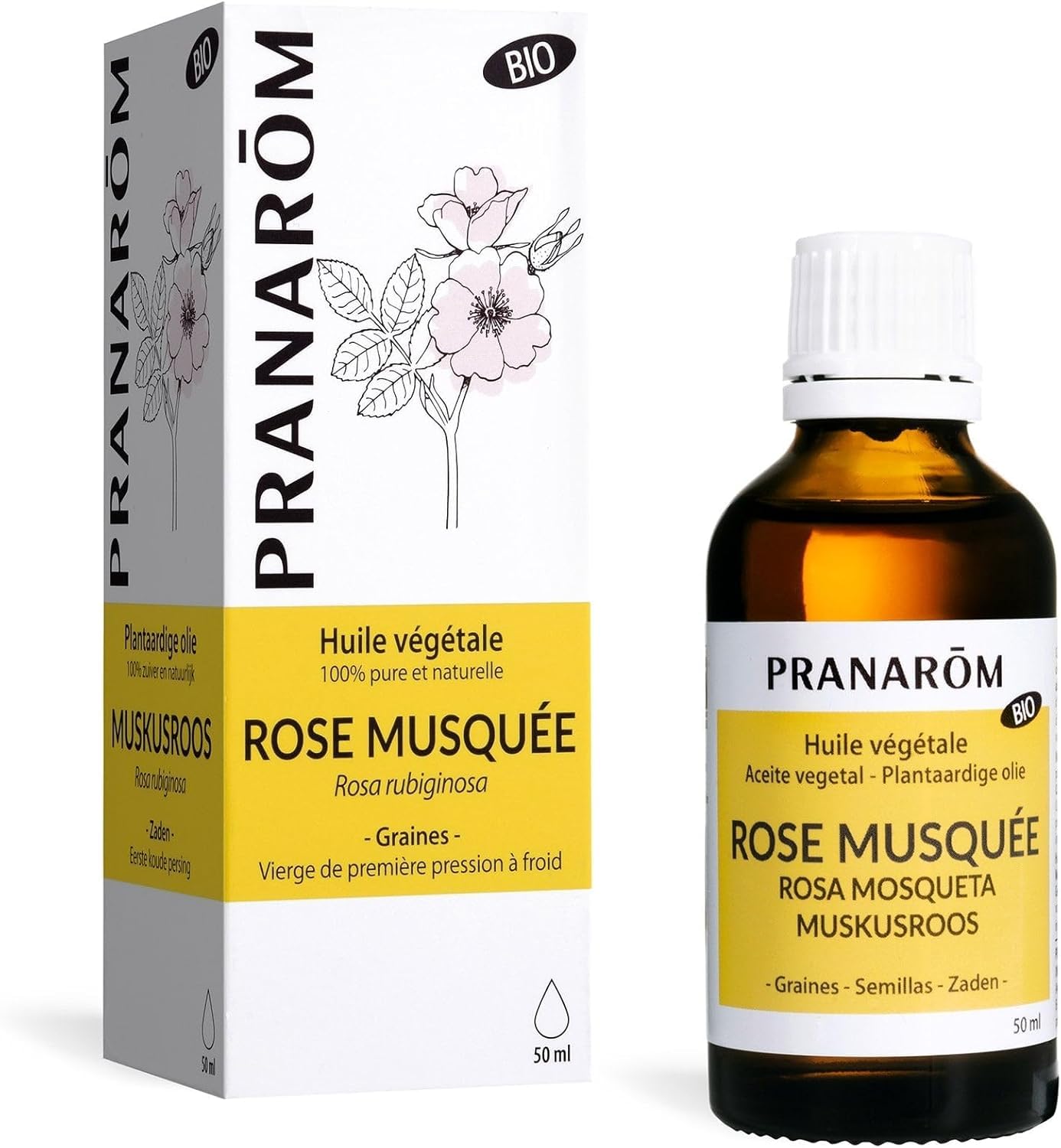 Pranarom Aceite Veg Rosa Mosqueta Bio 50 ml Pranar