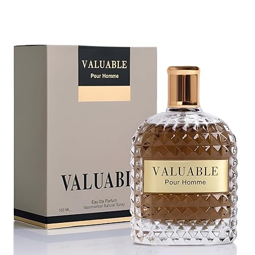 AFLUXE Valuable Colonia para Hombre  Perfume de Fragancia Atrevida y Sofisticada para Hombre con Notas Cítricas, Especias y Amaderadas 3.4 onzas