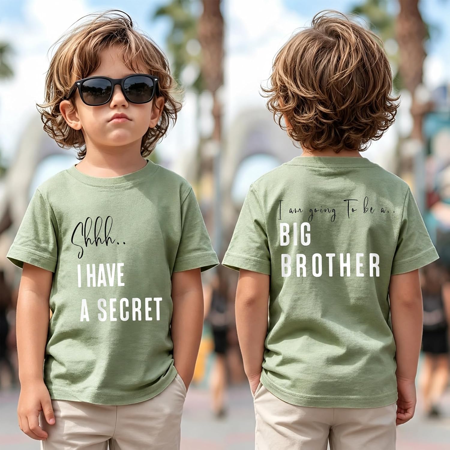 IZYJOY Big Brother Shirt Toddler Baby Boy Promoted to Big Bro Tshirt Kids I'm Going to Be A Big Brother Short Sleeve Tee Tops