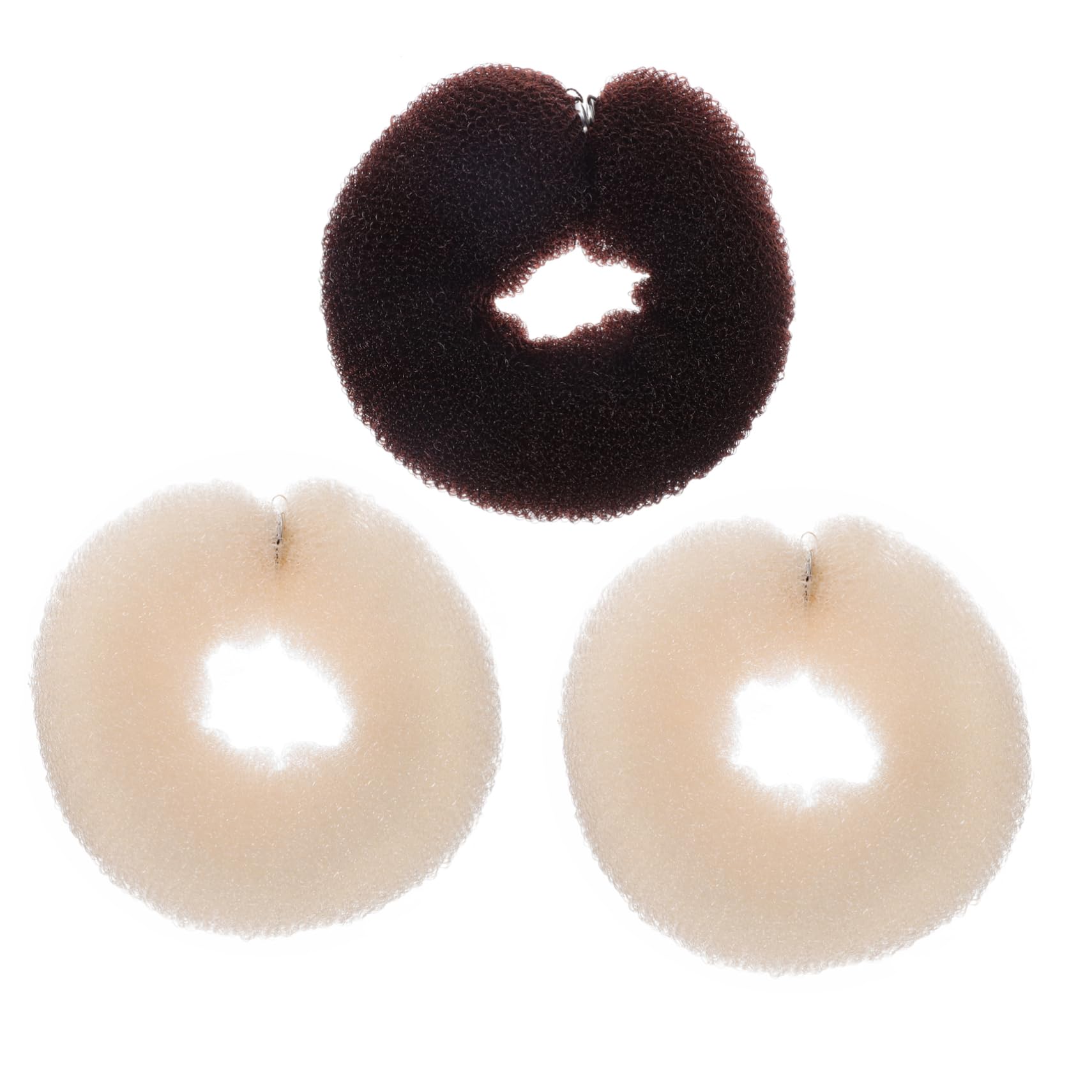 PartyKindom Teasing Brush for Fine Hair Hair Bun Tool Ponytail Holder Roller Diy Styling Random