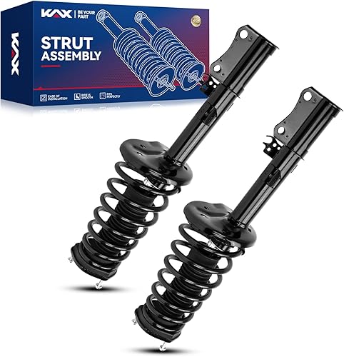 Vista 88 de KAX Puntales delanteros rápidos para 4Runner 2003-2023, Tacoma 2005-2015, FJ Cruiser 2007-2014 Conjunto completo de puntales con resorte helicoidal