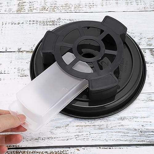 Miniatura 4 de Skelang Platillo para macetas de 8.5 pulgadas, soporte para plantas con atrapador de agua, bandeja de goteo para macetas, capacidad de carga de 44