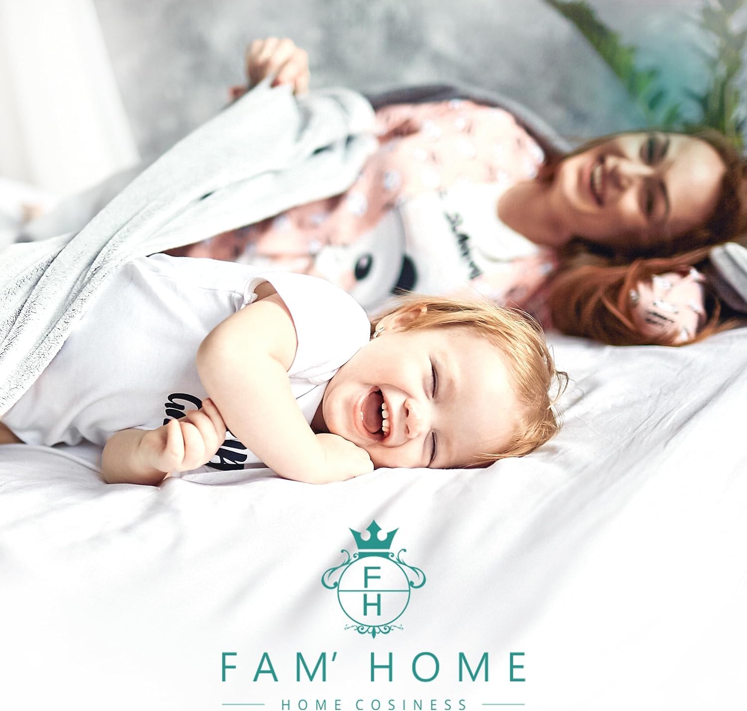 FAM' HOME set di biancheria da letto per bambini Cheeky Fox, piumone 100 x135 bambini e cuscino 40x60| Qualità certificata Oeko-tex Standard 100| Realizzato in UE|Adatto per letto 70x140cm