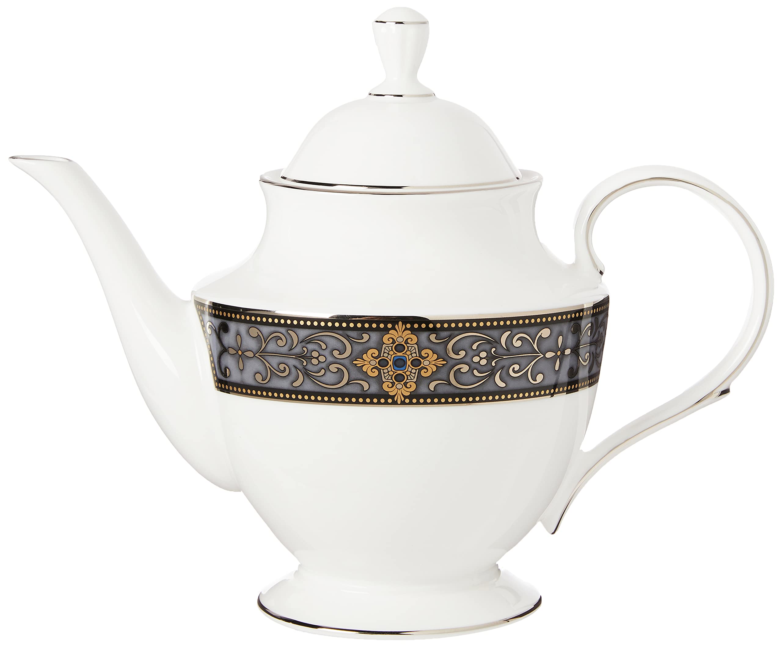 Amazon.com | Lenox Vintage Jewel Platinum Banded Bone China