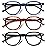 SIGVAN 3 Pack Reading Glasses Spring Hinge Stylish Readers Black/Tortoise for Men and Women (3 Pack Mix, 1.25)