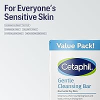 Vista 5 de Cetaphil - Barra de limpieza suave, 4.5 onzas (paquete de 6), barra de limpieza nutritiva para pieles secas y sensibles, no comedogénica