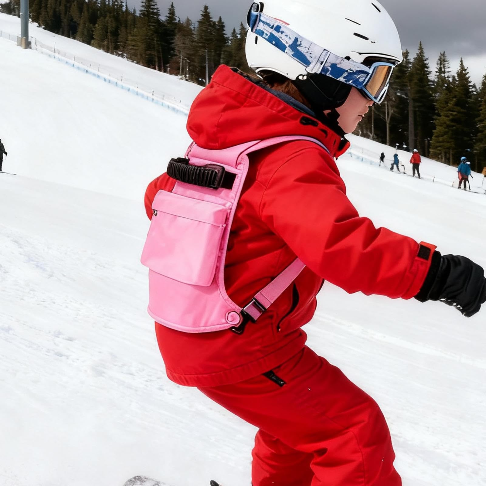 Imbracatura Da Sci Per Bambini | Guinzagli Controllo Velocità Sport Invernali Allenamento | Imbracatura Allenamento Sci e Snowboard per Bambini - Per Piccoli Maschi E Femmine
