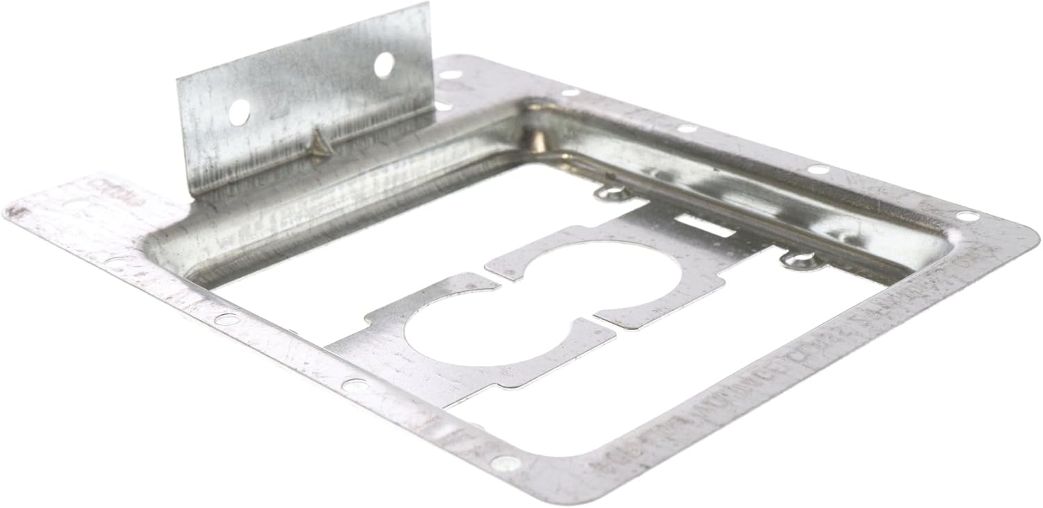 Caddy Erico MP2S Low Voltage Mounting Bracket Plate, 2-Gang, Nail-On, (25-Pack)