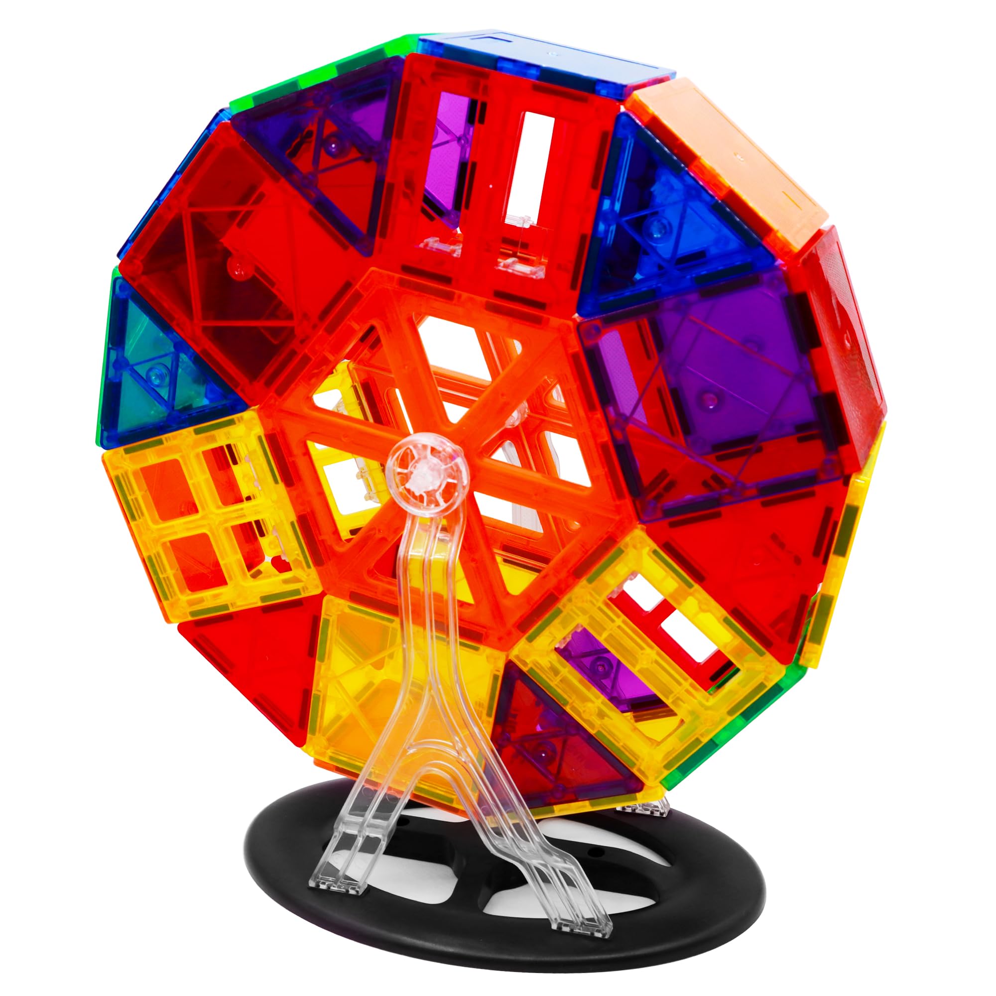 46 PCS Magnetic Blocks Montessori Toys Sensory Toys for Toddlers Picasso Tiles for Kids Montessori Toy for Kids Ages 3-8